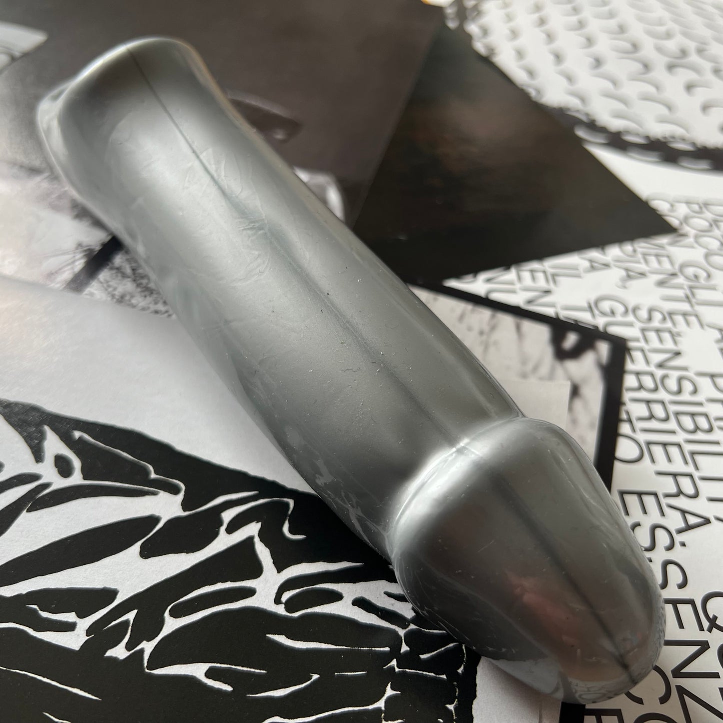 Penis Sleeve Grey STOCK 205MM 39.8MM