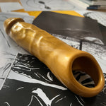 Penis Sleeve Gold Veins STOCK 235MM 47.8MM